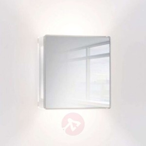 Lampa ścienna LED App z powierzchnią lustrzaną