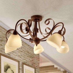 5-punktowa lampa sufitowa Francesco