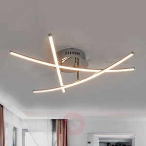 Krzyżujące się pręty - lampa sufitowa LED Yael