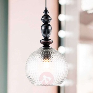 Talisa - lampa wisząca ze szklanym kloszem