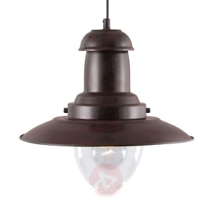 Lampa wisząca Fisherman Ø 32cm antyczny brąz