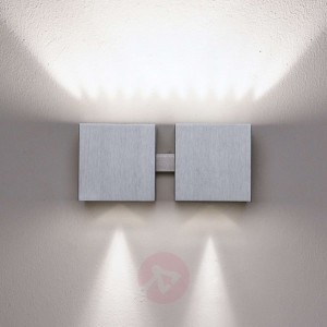 Lampa ścienna DAU góra-dół, alum. 2-pkt.