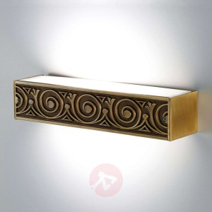 Szlachetnie dekorowana lampa ścienna Greca