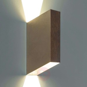 Skośny kinkiet LED Ragi, kolor złoty