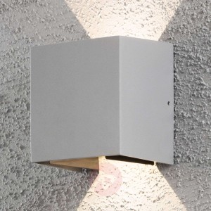 Kinkiet zewnętrzny LED Cremona 13 cm szary