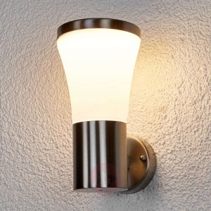 Lampa ścienna zewn. LED Sumea ze stali szlachetnej