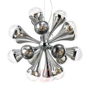 Fantazyjna lampa wisząca TROPFEN, 12-punktowa