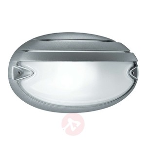 CHIP - zewnętrzna lampa ścienna z osłoną, czarna