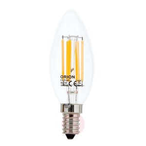 Żarówka świeca LED E14 4W filament 827 ściemniana