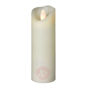 Świeca LED Shine, Ø 5 cm, kość słoniowa, 17,5 cm