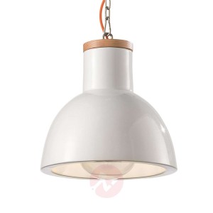 Lampa wisząca C1781, styl skandynawski, biała