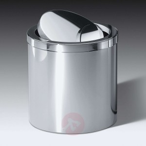 Kosz na papier BIN wysokość 21 cm polerowana stal