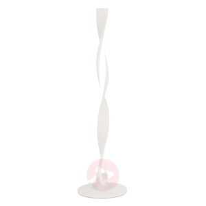 Lampa stołowa LED Madagaskar, piaskowa biel