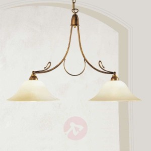 Mosiężna lampa wisząca Antonio