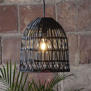 Klosz Knute, bez oprawy, Ø 30 cm, czarny