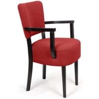 Krzesło Nisa Red Arms Simple Classic