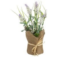 Sztuczna roślina w doniczce Lavander High White