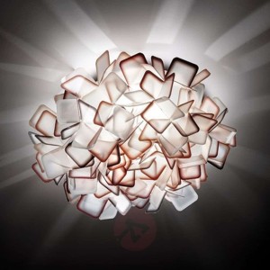 Czarująca lampa ścienna CLIZIA, pomarańczowa