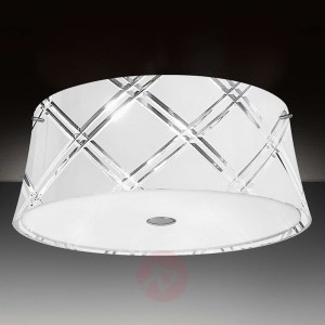 Biała lampa sufitowa Corallo 40, 2-pkt.