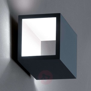 ICONE Cubò lampa sufitowa LED, 10 W, tytan/biała