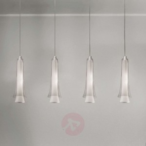 Fantazyjna lampa wisząca Tubular Bells 4-punktowa