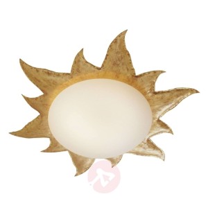 Złota lampa sufitowa NOVA GOLD