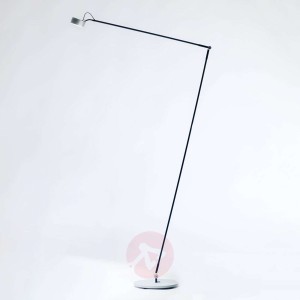 Lampa stojąca LED Basica 930 H wysięgnik, srebrna
