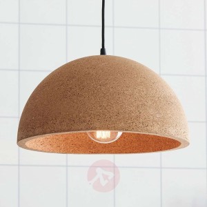 Lampa wisząca Cork, naturalny wygląd