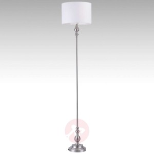 Klasyczna tekstylna lampa stojąca Dustin