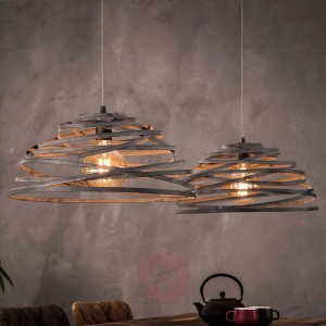 Lampa wisząca Tornadome z dwoma otwartymi kloszami