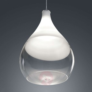 Lampa wisząca Kingston ze szklanym kloszem