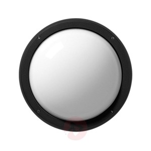 Lampa ścienna Eko+21 z E27, antracytowa