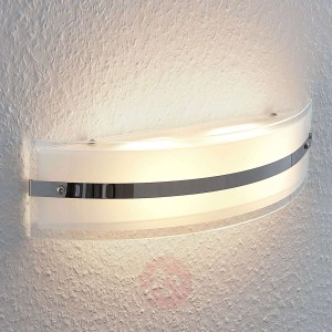 Kinkiet LED Zinka ze szkła, 37,5 cm