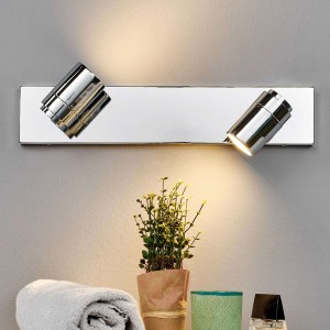 2-pkt. łazienkowa lampa ścienna DEJAN, chromowana