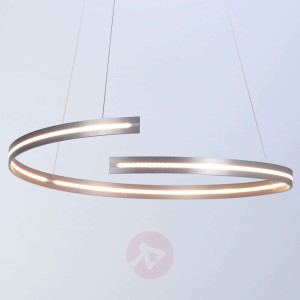 Bopp Break - lampa wisząca LED, 70 cm aluminium