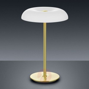 BANKAMP Vanity lampa stołowa LED mosiężna