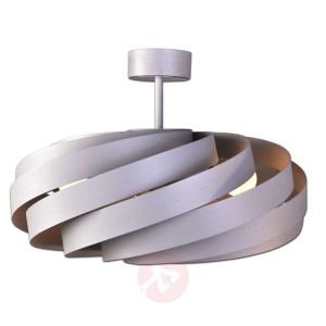 Elegancko zakręcona lampa sufitowa Vento, Ø 60 cm