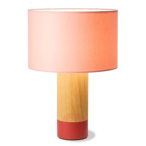 Lampa stołowa Klippa Koralle chintz różowa 41cm