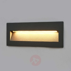 Ciemna zewnętrzna lampa wpuszczana LED Loya