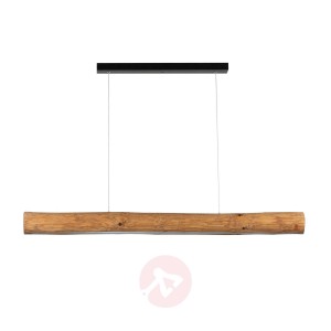 Lampa wisząca Lucas drewno sosnowe bejcowane 115cm