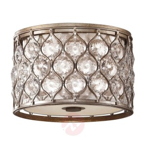 Piękna lampa sufitowa Lucia z kryształkami