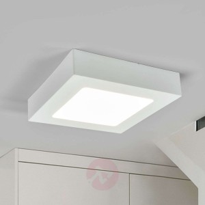 Lampa sufitowa LED Marlo biała 4000K kątowa 18,1cm