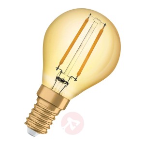 OSRAM kropla LED E14 4,5W Vintage Classic P złota