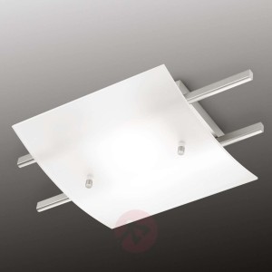 MARIE - lampa sufitowa LED z satynowym kloszem