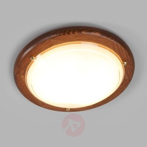 Popularna lampa sufitowa Evi 31 cm dąb