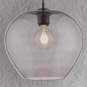 Lampa wisząca Toni z barwionym szklanym kloszem