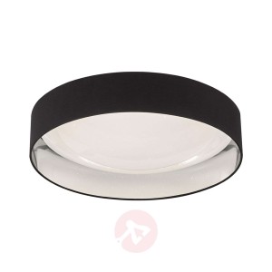 Lampa sufitowa LED Sete czarno-srebrna Ø 60 cm