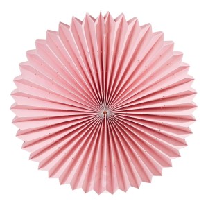 Lampa lampion Sunny zewnętrzna, różowa, Ø 60 cm