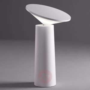 Grok Cocktail lampa stołowa LED akumulator, biała
