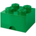 Pudełko do przechowywania Lego Square One Dark Green